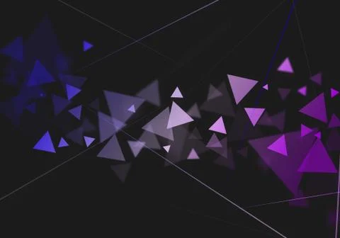 Abstract Triangle Backround Stock Illustration
