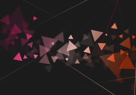 Abstract Triangle Backround Stock Illustration