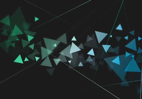 Abstract Triangle Backround Illustrazione stock