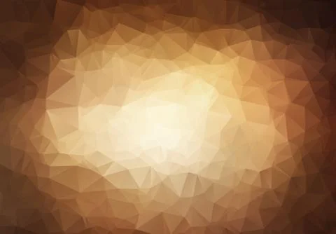 Abstract triangle  brown background Stock Illustration