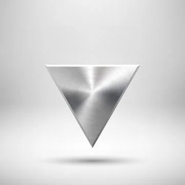 Abstract Triangle Button Template Stock Illustration