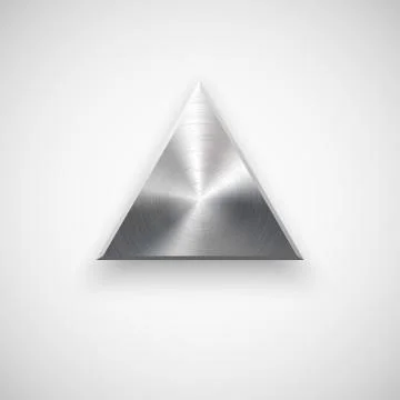 Abstract Triangle Button Template Stock Illustration