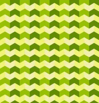 Abstract triangle chevron green seamless pattern background Stock Illustration