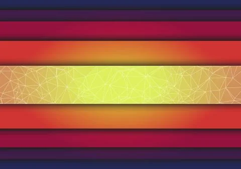 Abstract triangle  colorful stripes background Stock Illustration