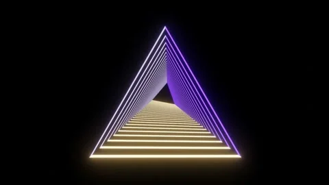 Abstract Triangle Stock-Footage 145814513