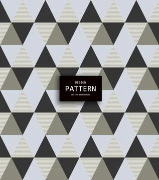 Abstract triangle geometric polygonal pattern. 스톡 일러스트
