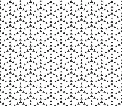 Abstract triangle geometric Seamless pattern . Repeating geometric Black and  Stock Illustration