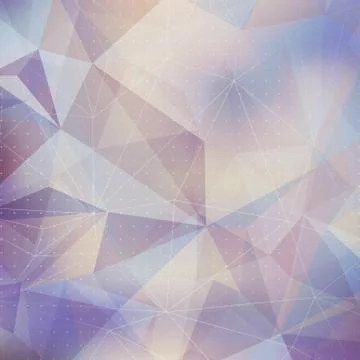 Abstract Triangle Geometrical Background. Stock Illustration