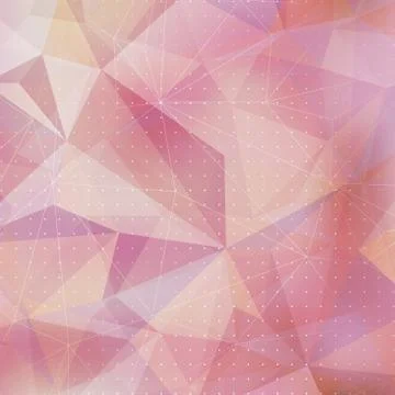 Abstract Triangle Geometrical Background. Stock Illustration