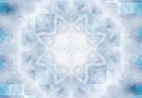 Abstract Triangle Geometrical Multicolored Background blue color drawing i... Foto stock