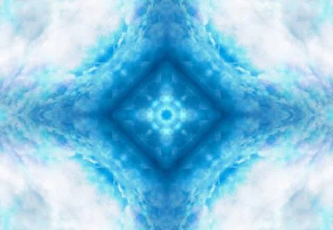 Abstract Triangle Geometrical Multicolored Background blue color drawing i... 库存照片