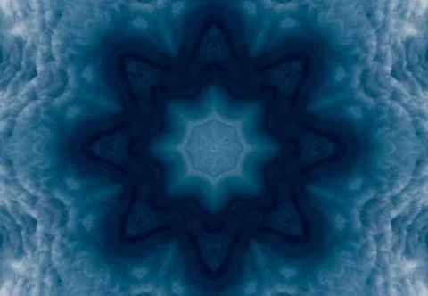 Abstract Triangle Geometrical Multicolored Background blue color drawing i... Foto stock
