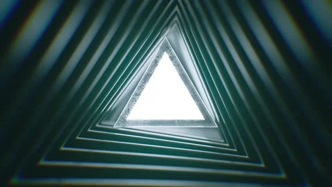 Abstract Triangle Glass Animation Stock-Footage 263950975