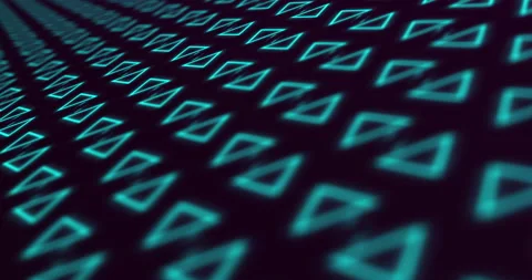 Abstract Triangle Graphic Background Repeat Pattern 4K Stock Footage 170895270