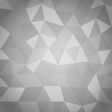 Abstract triangle with gray background Illustrazione stock