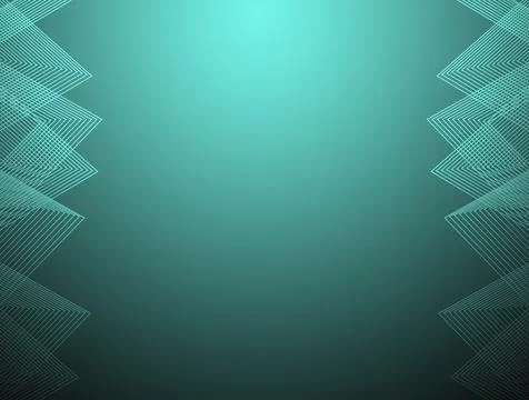 Abstract triangle green line background Stock Photos