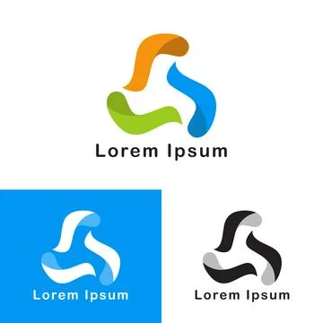 Abstract triangle icon design Stock Illustration