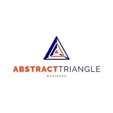 Abstract triangle icon logo design inspiration 스톡 일러스트