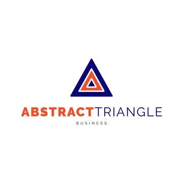 Abstract triangle icon logo design inspiration 스톡 일러스트