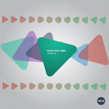 Abstract triangle Stock Illustration