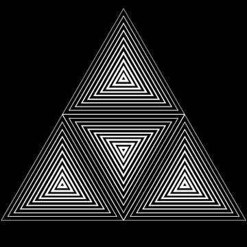 Abstract triangle 스톡 일러스트