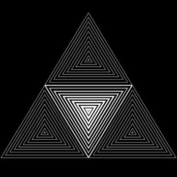 Abstract triangle 스톡 일러스트