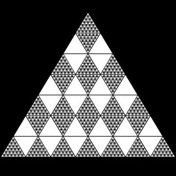 Abstract triangle Stock Illustration