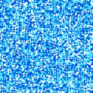 Abstract triangle mosaic pattern background - colorful vector graphic Illustrazione stock