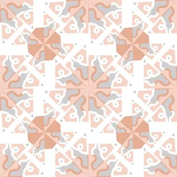 Abstract triangle mosaic pattern , multicolor vector seamless background with Stock Illustration