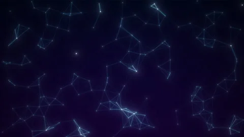 Abstract Triangle Node Network Background Stock Footage 335146189
