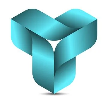 Abstract triangle overlap Stock Illustration