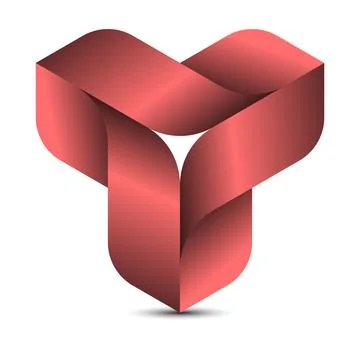 Abstract triangle overlap Stock Illustration