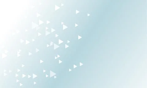 Abstract triangle pattern banner in blue and white colors. Creative backgroun Stock Illustration