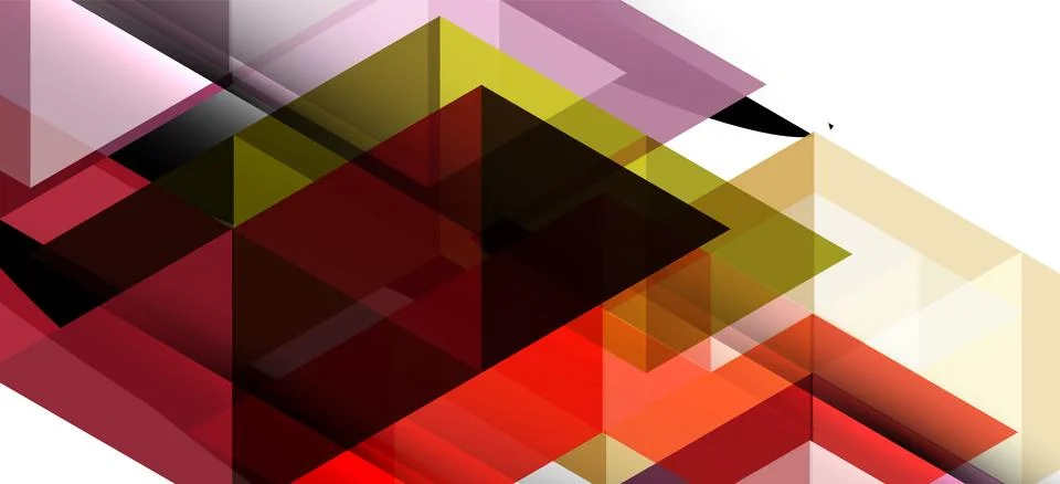 Abstract triangle pattern, colorful backdrop. Presentation template. Modern Stock Illustration