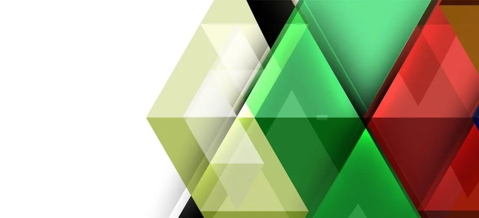 Abstract triangle pattern, colorful backdrop. Presentation template. Modern 스톡 일러스트