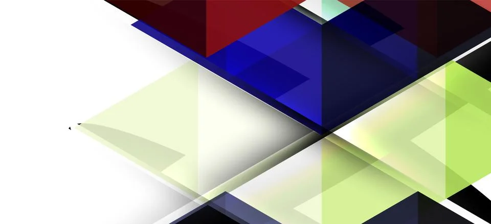 Abstract triangle pattern, colorful backdrop. Presentation template. Modern 스톡 일러스트