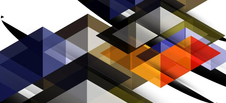 Abstract triangle pattern, colorful backdrop. Presentation template. Modern 스톡 일러스트