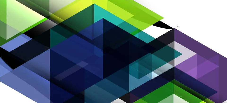 Abstract triangle pattern, colorful backdrop. Presentation template. Modern Stock Illustration
