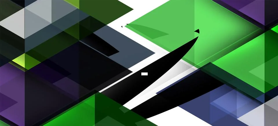 Abstract triangle pattern, colorful backdrop. Presentation template. Modern 스톡 일러스트