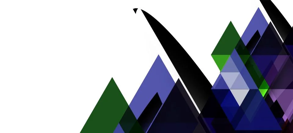 Abstract triangle pattern, colorful backdrop. Presentation template. Modern 스톡 일러스트