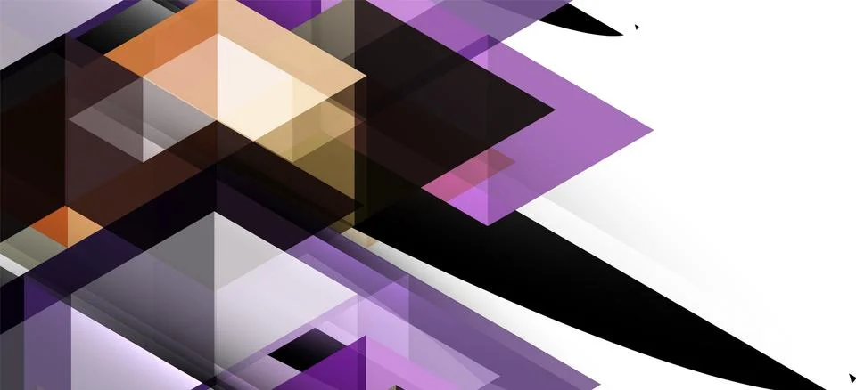 Abstract triangle pattern, colorful backdrop. Presentation template. Modern Stock Illustration