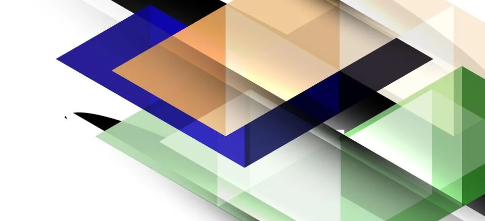 Abstract triangle pattern, colorful backdrop. Presentation template. Modern Stock Illustration