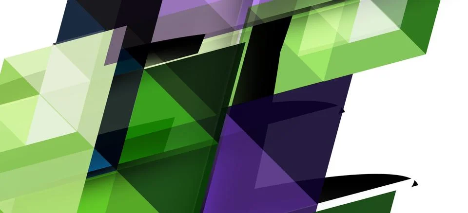 Abstract triangle pattern, colorful backdrop. Presentation template. Modern Stockillustratie