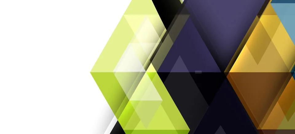 Abstract triangle pattern, colorful backdrop. Presentation template. Modern 스톡 일러스트