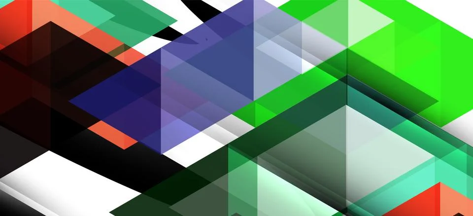 Abstract triangle pattern, colorful backdrop. Presentation template. Modern 스톡 일러스트