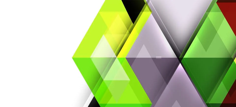Abstract triangle pattern, colorful backdrop. Presentation template. Modern 스톡 일러스트