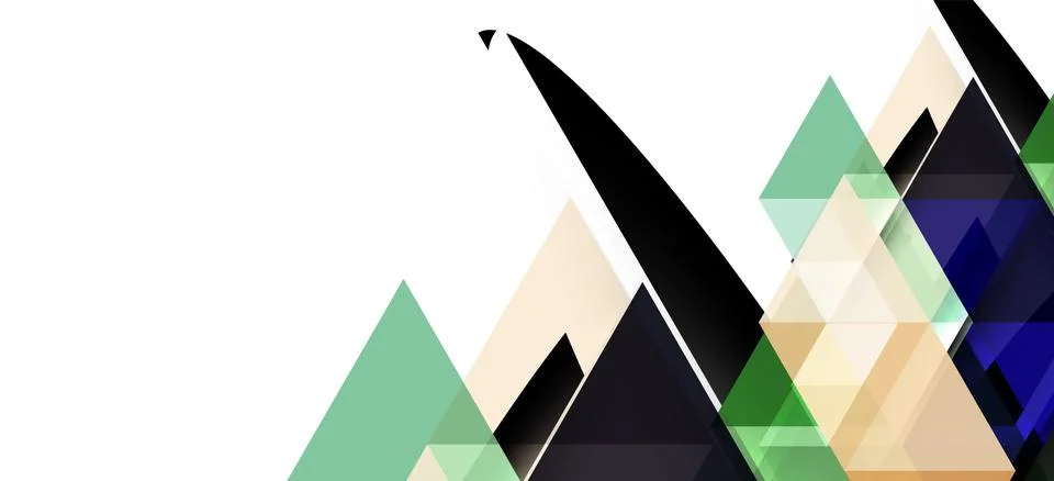 Abstract triangle pattern, colorful backdrop. Presentation template. Modern 스톡 일러스트