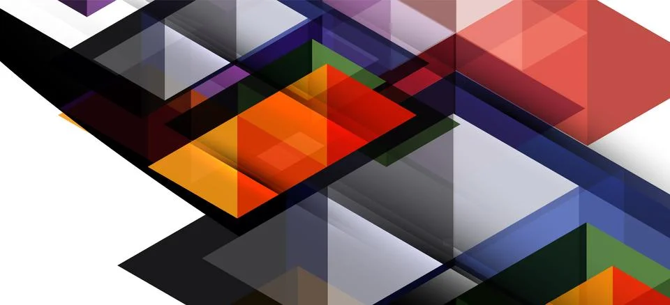 Abstract triangle pattern, colorful backdrop. Presentation template. Modern 스톡 일러스트