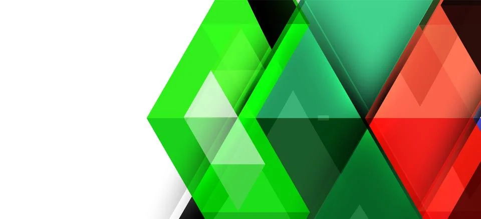 Abstract triangle pattern, colorful backdrop. Presentation template. Modern Stock Illustration