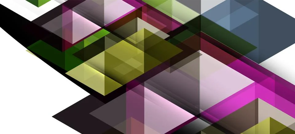 Abstract triangle pattern, colorful backdrop. Presentation template. Modern 스톡 일러스트